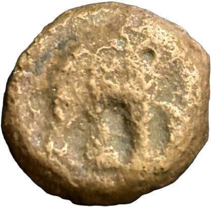 ANTIQUEWAY Extremely Rare Copper Satkarni Nevasa Paithan Region Satvahana Dynasty Ancient Ancient Coin Collection