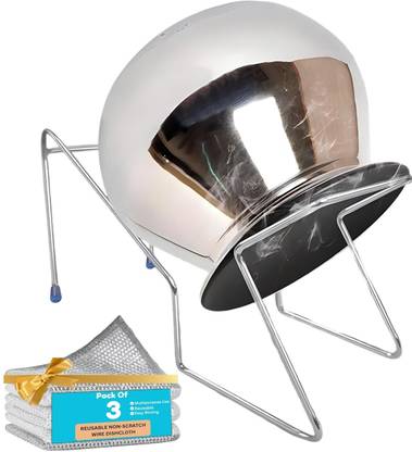 M2 ENTERPRISE Rice Pot Drain Stand Noodles Strainer Cooked Rice Strainer Stand Rice Drainer Collapsible Sieve