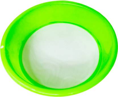 SNKM Plastic Round Chalni Use for Atta, Spice Powders Fine Mesh Sieve for Kitchen Sieve