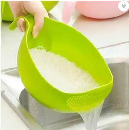 SEEANDBUY ENTERPRISE Rice Fruit Veg Washing Bowl Colander