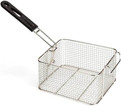ShoppersHub PNQ 8L Deep Fryer Basket with Detachable Handle Used in Commercial Fryers Deep Frying Basket
