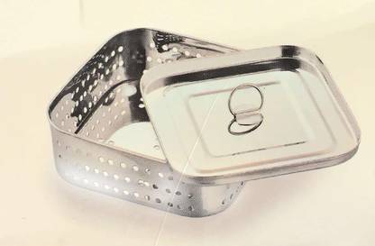 champriti Paneer Maker Mould Stainless Steel 500 ml Square Shape Colander