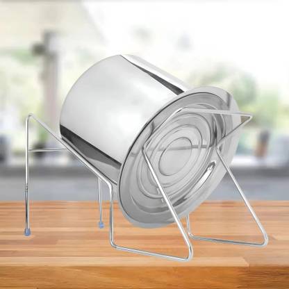 Nexum Food Container Strainer Stand | Hands-Free Rack for Draining Rice & More Strainer