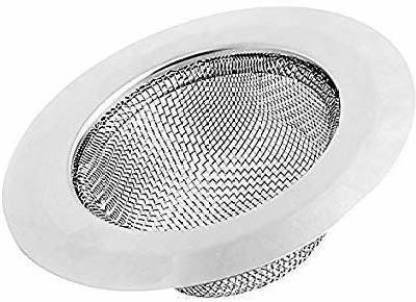 Kitchwish Stainless Steel Water Sink Strainer "9 cm" Wash Basin Jali, Kitchen Drain, Basin Basket Filter Stopper for Sink Jali, Mesh for Drainer Net Basket Collapsible Strainer