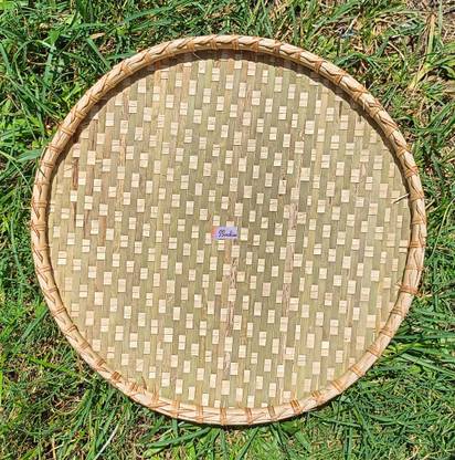 SSunshiine SSunshiine's Large size bamboo Sieve for straining out water from granules Colander