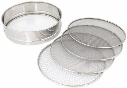 Elephant Interchangeable Sieve With 4 Different Types Mesh Sieve