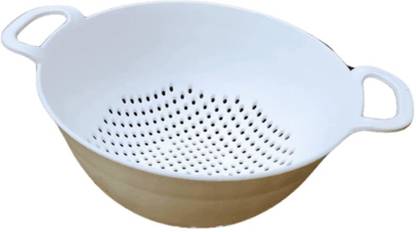 prisma collection Vegetable, Pasta ,Rice , Coriander Strainer | Colander Plastic Washing Bowl Collapsible Colander