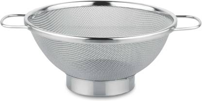 PRABHA Stainless Steel Wire Mesh Filter Colander Mesh Strainer Multipurpose Basket Collapsible Colander