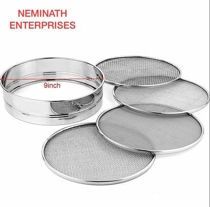 nemi NEMI's 4 in 1 Interchangeable Sieve Channi Collapsible Sieve