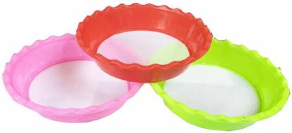 Viraj store Plastic Aata Chalni, Plastic Flour Sieve, Food Strainers, Sieve Sieve