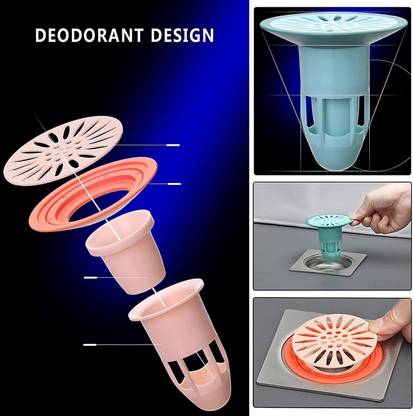 GIRIRAJ COLLECTION Anti Odor Floor Drain Core Anti Smell Strainer Cover Floor Strainer Trap Seal Strainer