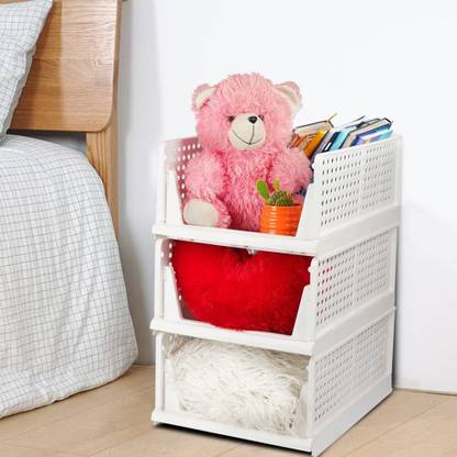 BAWALY Wardrobe Organizer for Clothes Foldable & Stackable Almirah PC Collapsible Wardrobe