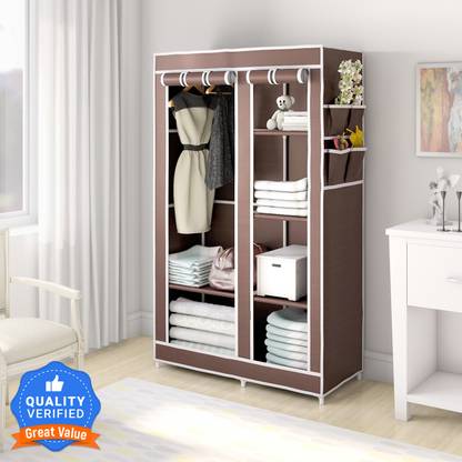 Flipkart Perfect Homes Studio 2 Door 6 Shelf PP Collapsible Wardrobe