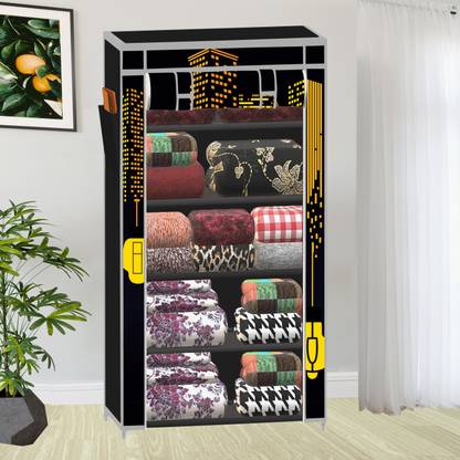 SB07 5 Layer Unique collapsible wardrobe PP Collapsible Wardrobe