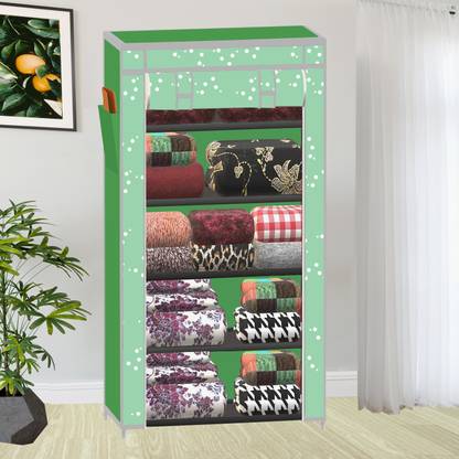 SB07 5 Layer Unique collapsible wardrobe PP Collapsible Wardrobe