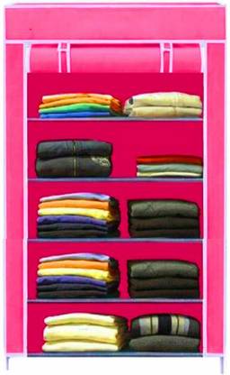 Dewberries Carbon Steel Collapsible Wardrobe