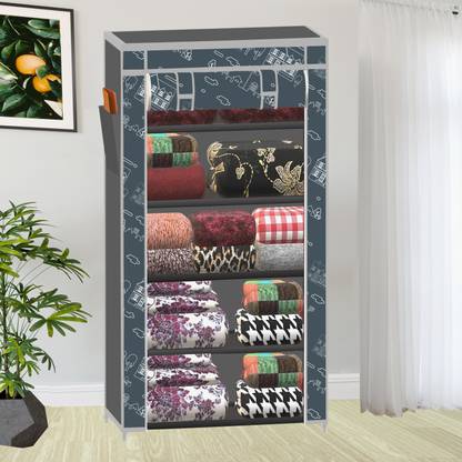 SB07 5 Layer Unique collapsible wardrobe PP Collapsible Wardrobe