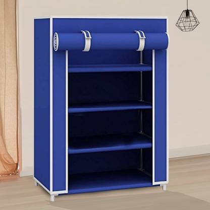 EZ DEAL STORE Carbon Steel Collapsible Wardrobe