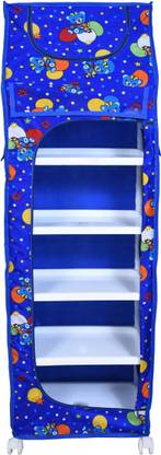 Pali Almari 1 Door 5 Shelf Plastic cubort PVC Collapsible Wardrobe