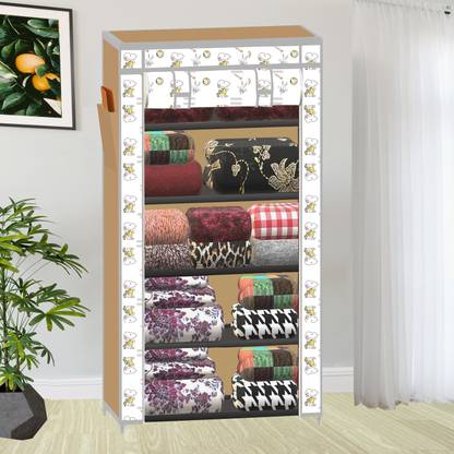 SB07 5 Layer Unique collapsible wardrobe PP Collapsible Wardrobe