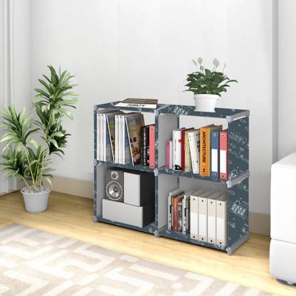 Imperial fur 10 Layer Portable Book Shelf Rack | Space-Saving Book Stand for Home & Office Metal Open Book Shelf