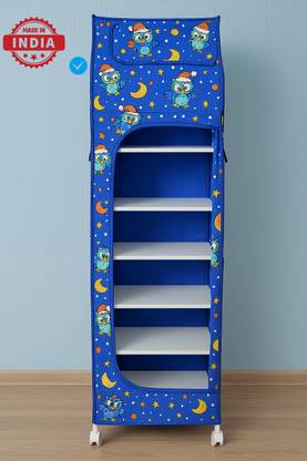 YouCopia 1 Door 6 Shelf Open Plastic (Collapsible Wardrobe) PVC Collapsible Wardrobe