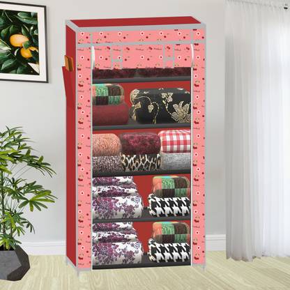 SB07 5 Layer Unique collapsible wardrobe PP Collapsible Wardrobe