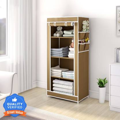 Flipkart Perfect Homes Studio Single Door 4 Shelf PP Collapsible Wardrobe