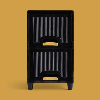 FLASHKITCH Foldable Plastic Cupboard for Storage | Plastic Racks for Clothes | PP Collapsible Wardrobe