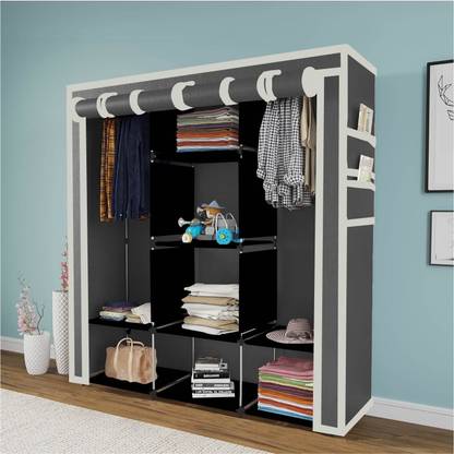 Continental 6+2 Shelves Portable 88130 PP Collapsible Wardrobe