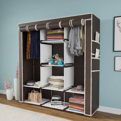 CONTINENTAL 6+2 Shelves Portable 88130 PP Collapsible Wardrobe