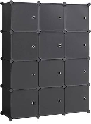 KriShyam 12 Door Plastic Sheet Wardrobe PP Collapsible Wardrobe PP Collapsible Wardrobe