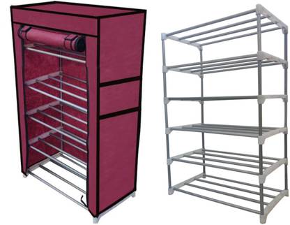 GlowSilk Carbon Steel Collapsible Carbon Steel Collapsible Wardrobe