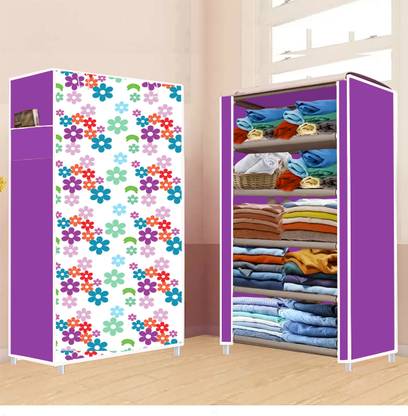 BEEYZELL PVC Collapsible Wardrobe