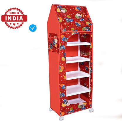 YouCopia 1 Door 6 Shelf Open Plastic (Collapsible Wardrobe) PVC Collapsible Wardrobe