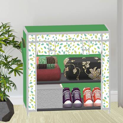 SB07 2 Layer Printed PP Collapsible Wardrobe