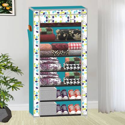 SB07 7 Layer Cloth Organizer with Cover PP Collapsible Wardrobe