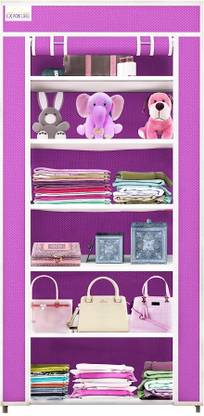 EXPOSURE Pink-6L-WARDROBE Carbon Steel Collapsible Wardrobe
