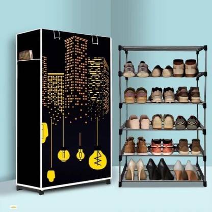 SHOEVAULT PVC Collapsible Wardrobe