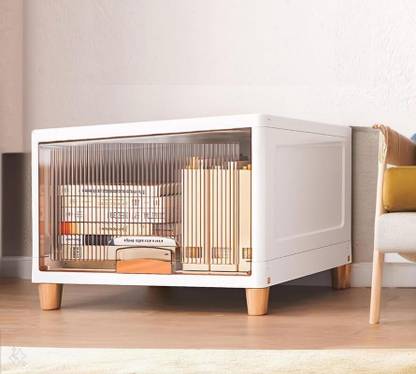 Evrum 1-Shelf Plastic Collapsible Cupboard PC Collapsible Wardrobe