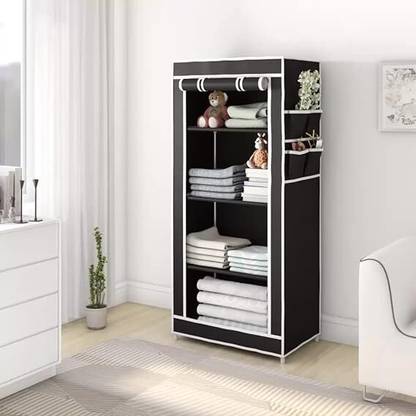 ZENVEXYO ATTRACTIVE AND BEAUTIFUL 6 LAYER Carbon Steel Collapsible Wardrobe