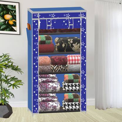 SB07 5 Layer Unique collapsible wardrobe PP Collapsible Wardrobe