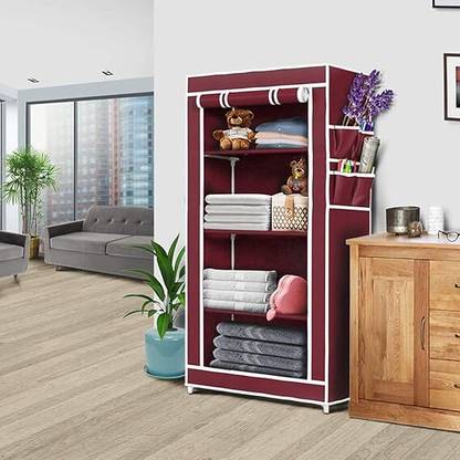 ZENVEXYO Premium Quality 6 Layer Carbon Steel Collapsible Wardrobe