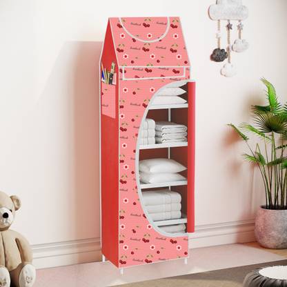 XENABO Baby 6 Shelve Unbreakable Material PVC Collapsible Wardrobe PVC Collapsible Wardrobe