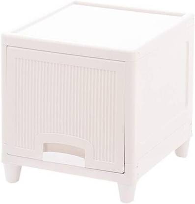 SEASONS 1 UNITS PLASTIC FOLDABLE SINGLE DOOR CUPBOARD FOR CLOTH STORAGE MODULAR CABINET PVC Collapsible Wardrobe