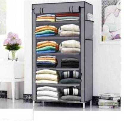 SANAMSTORE PVC Collapsible Wardrobe