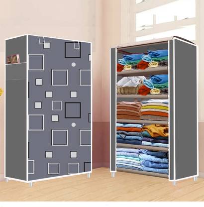 RAXON WORLD PVC Collapsible Wardrobe