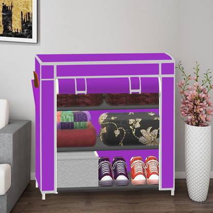 SB07 1 Door 3 Layer PP Collapsible Wardrobe