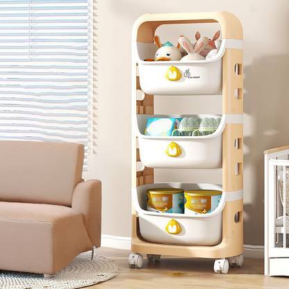 R for Rabbit Kiddo Korner Frosty | Wardrobe for Kids | Portable Storage Organizer PP Collapsible Wardrobe
