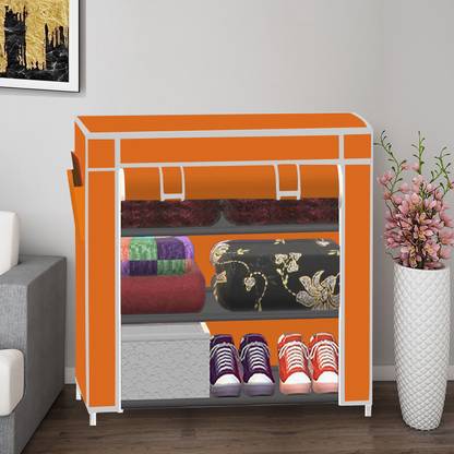 SB07 1 Door 3 Layer PP Collapsible Wardrobe